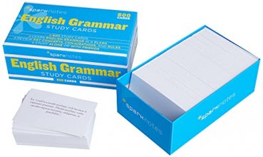 Cover art for English Grammar SparkNotes Study Cards (Volume 6)