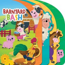 Cover art for Barnyard Bash - Children's Board Book with Shaped Animal Tabs