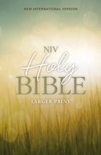 Cover art for NIV, Holy Bible, Larger Print, Paperback