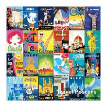 Cover art for Re-marks Travel Posters, Poster Puzzle, 500-Piece Jigsaw Puzzle for All Ages
