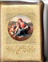 Cover art for Th Family Rosary Commemorative Edition of the Catholic Bible Issued in Remembrance of the The Marian Year Giant Sized Red Leather