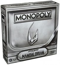 Cover art for Monopoly: Star Wars The Mandalorian Edition Board Game, Inspired by The Mandalorian Season 2, Protect Grogu from Imperial Enemies
