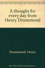 Cover art for A thought for every day from Henry Drummond