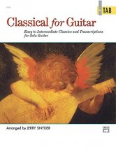 Cover art for Classical for Guitar In TAB: Easy to Intermediate Classics and Transcriptions for Solo Guitar