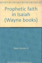 Cover art for Prophetic faith in Isaiah (Wayne books)