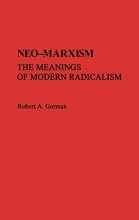 Cover art for Neo-Marxism: The Meanings of Modern Radicalism (Contributions in Political Science)