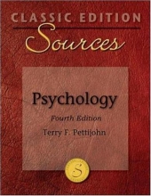 Cover art for Classic Edition Sources: Psychology
