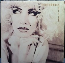 Cover art for Eurythmics Savage vinyl record
