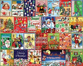Cover art for White Mountain Puzzles Christmas Calendar, 1000 Pieces Jigsaw Puzzle