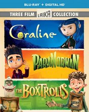 Cover art for Three Film Laika Collection (Coraline / ParaNorman / The Boxtrolls) [Blu-ray]