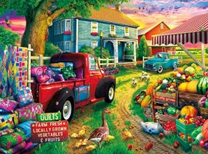 Cover art for Buffalo Games - Quilt Farm - 1000 Piece Jigsaw Puzzle