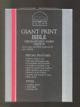 Cover art for Giant Print Bible/Black/Image Buffalo Leather/Stock No 710