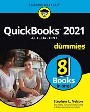 Cover art for QuickBooks 2021 All-in-One For Dummies
