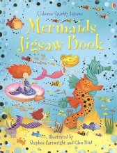 Cover art for Mermaids Jigsaw Book (Usborne Sparkly Jigsaws)