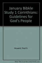 Cover art for January Bible Study 1 Corinthians: Guidelines for God's People