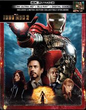 Cover art for Iron Man 2 4K Limited Edition Steelbook (4K Ultra/Blu-Ray/Digital)