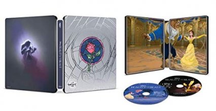 Cover art for Beauty and the Beast [Signature Collection] [SteelBook] [Digital Copy][4K Ultra HD Blu-ray/Blu-ray] [4K Ultra HD Blu-ray/Blu-ray] [1991]