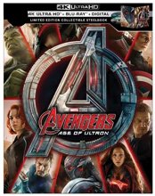 Cover art for Avengers Age of Ultron Steelbook 4K Ultra HD Blu Ray Digital Code