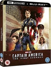 Cover art for Captain America: The First Avenger [Blu-ray] [Limited Edition Steelbook]