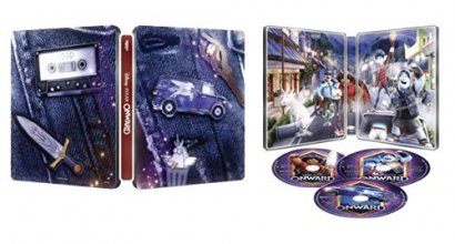Cover art for Onward 4K Steelbook (4K Ultra HD Blu-Ray Digital Code)