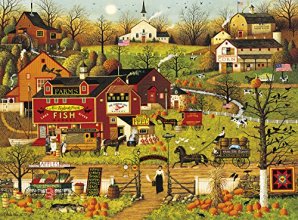 Cover art for Buffalo Games - Charles Wysocki - Blackbirds Roost At Mill Creek - 1000 Piece Jigsaw Puzzle