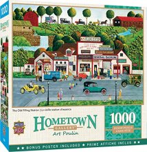 Cover art for MasterPieces 1000 Piece Jigsaw Puzzle for Adults, Family, Or Kids - The Old Filling Station - 19.25"x26.75"