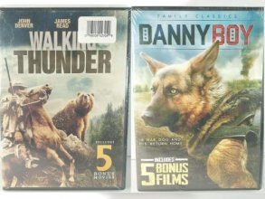 Cover art for Danny Boy Walking Thunder Double Feature DVD