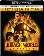 Cover art for Jurassic World Dominion - Extended Edition 4K Ultra HD + Blu-ray + Digital [4K UHD]