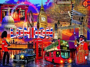 Cover art for London Puzzle - Cities Collection - 1000 Pieces