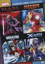 Cover art for Marvel Anime: Blade - Season 1, Vol 1 / Marvel Anime: Blade - Season 1, Vol 2 / Marvel Anime: Ironman - Season 01 - Vol. 1 / Marvel Anime: Ironman - Season 01 - Vol. 2 / Marvel Anime: Wolverine - Season 1, Vol 1 / Marvel Anime: Wolverine - - Set