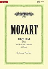 Cover art for Requiem in D minor K626 (Completed by F. X. Süßmayr) (Vocal Score) (Edition Peters)