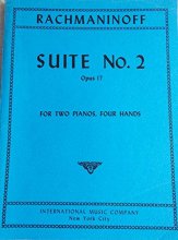 Cover art for Rachmaninoff. Two Pianos. Four Hands. Suite No. 2, Opus 17. Introduction, Waltz, Romance, Tarantella