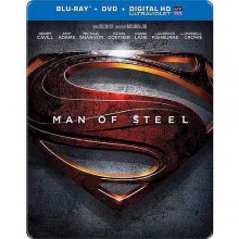Cover art for Man of Steel (Wal-Mart Exclusive/Steelbook/Blu-Ray + DVD + Digital HD UltraViolet Combo Pack)