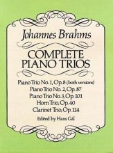 Cover art for Complete Piano Trios (Dover Chamber Music Scores)