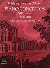 Cover art for Piano Concertos Nos. 17-22 in Full Score (Dover Orchestral Music Scores)