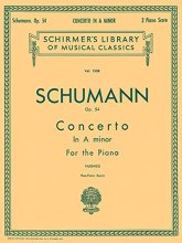 Cover art for CONCERTO IN A MINOR OP54 2 PIANO SCORE