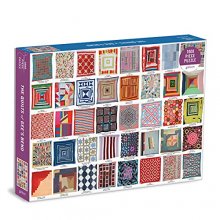 Cover art for Galison Quilts of Gee’s Bend Puzzle, 1000 Pieces, 27” x 20” – Difficult Jigsaw Puzzle Featuring Stunning and Colorful Artwork – Thick, Sturdy Pieces, Challenging Family Activity