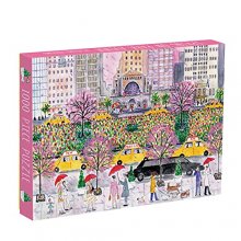 Cover art for Galison Michael Storrings 1000 Piece Spring on Park Avenue New York City Jigsaw Puzzle for Adults, Vibrant Challenging Puzzle with NYC's famed Park Avenue Scene