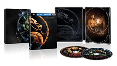 Cover art for Mortal Kombat 2-Film Collection Limited Edition SteelBook Blu-Ray +Digital