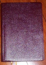 Cover art for Holy Bible Old Scofield Study System, Red letter Concordance, Oxford, KJV, burgundy bonded leather