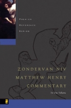 Cover art for Zondervan NIV Matthew Henry Commentary
