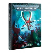 Cover art for 2022 Codex Aeldari 9th Edition Book Warhammer 40K