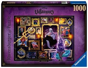 Cover art for Ravensburger Disney Villainous Ursula 1000 Piece Jigsaw Puzzle for Adults – Every Piece is Unique, Softclick Technology Means Pieces Fit Together Perfectly