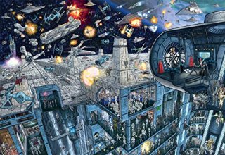 Cover art for Buffalo Games - Star Wars - Search Inside: Death Star - 2000 Piece Jigsaw Puzzle with Hidden Images