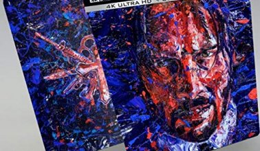 Cover art for John Wick: Chapter 3 - Parabellum 2019 4K Limited Edition SteelBook (4K Ultra HD Blu-ray/Blu-ray/Digital)