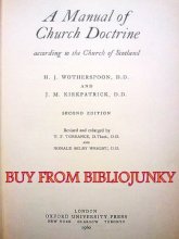 Cover art for A Manual of Church Doctrine According to the Church of Scotland