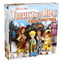 Cover art for Ticket to Ride Europe First Journey Board Game | Strategy / Train Adventure/ Fun Family Game for Kids and Adults | Ages 6+ | 2-4 Players | Avg. Playtime 15-30 Mins | Made by Days of Wonder