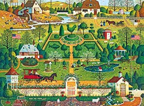 Cover art for Buffalo Games Charles Wysocki: Topiary Tendencies - 1000 Piece Jigsaw Puzzle by Buffalo Games