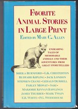Cover art for Favorite Animal Stories in Large Print (G K Hall Large Print Book Series)