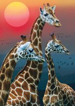 Cover art for Buffalo Games - Savannah Sunset - 500 Piece Jigsaw Puzzle